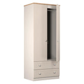 Sussex Double Wardrobe with 2 Drawers – Kashmir Matt - Pendle Village Furniture